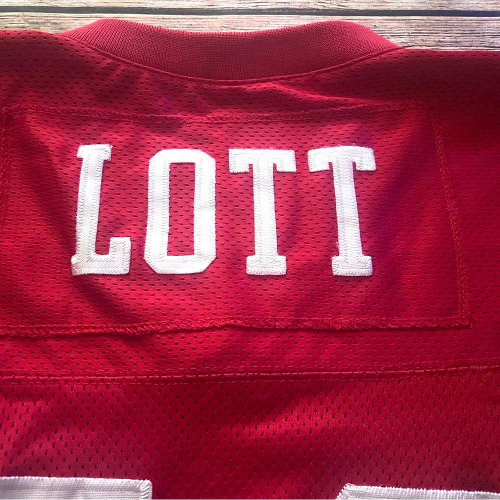 San Francisco 49ers 42 LOTT Vintage Jersey Sz 58 - Picture 3 of 7
